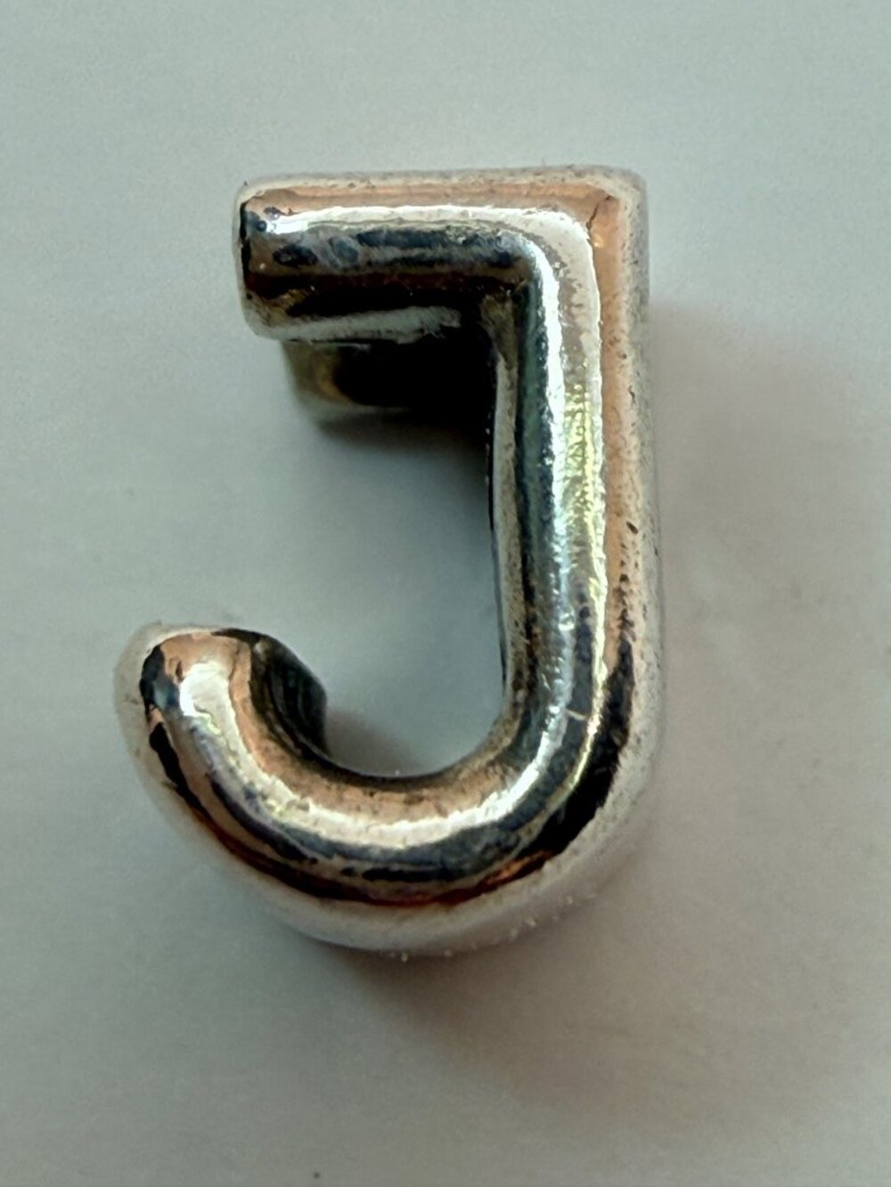 Pandora 797464 Letter J Alphabet Sterling Silver Initial Charm S925 ALE
